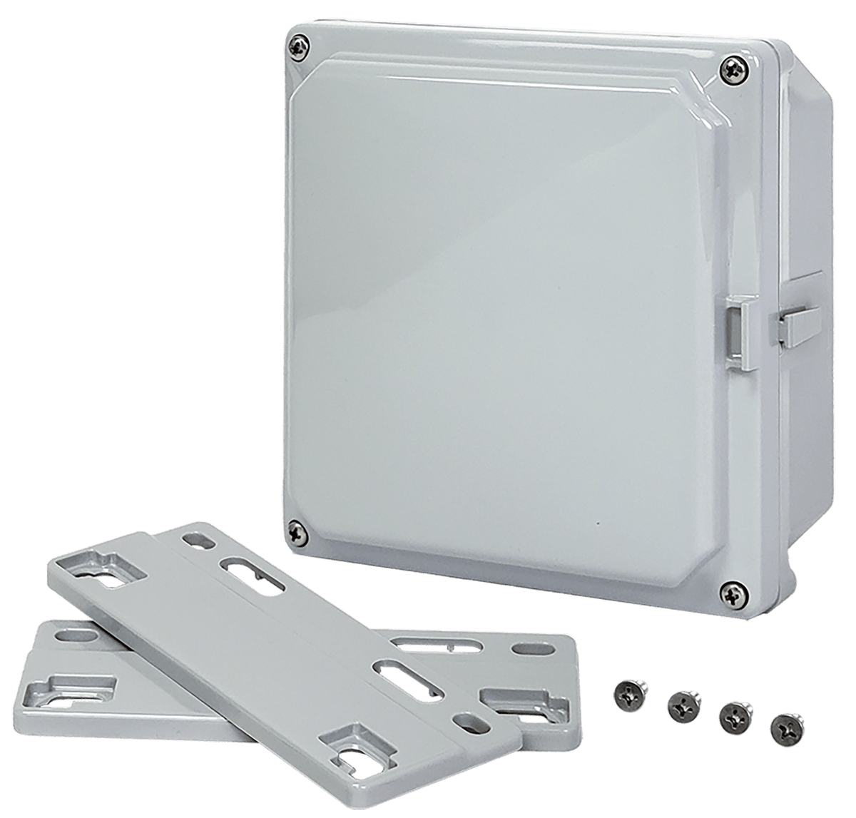 Integra Premium Series Polycarbonate Enclosure with Opaque Screw Cover and Mounting Flange - Nema Supply