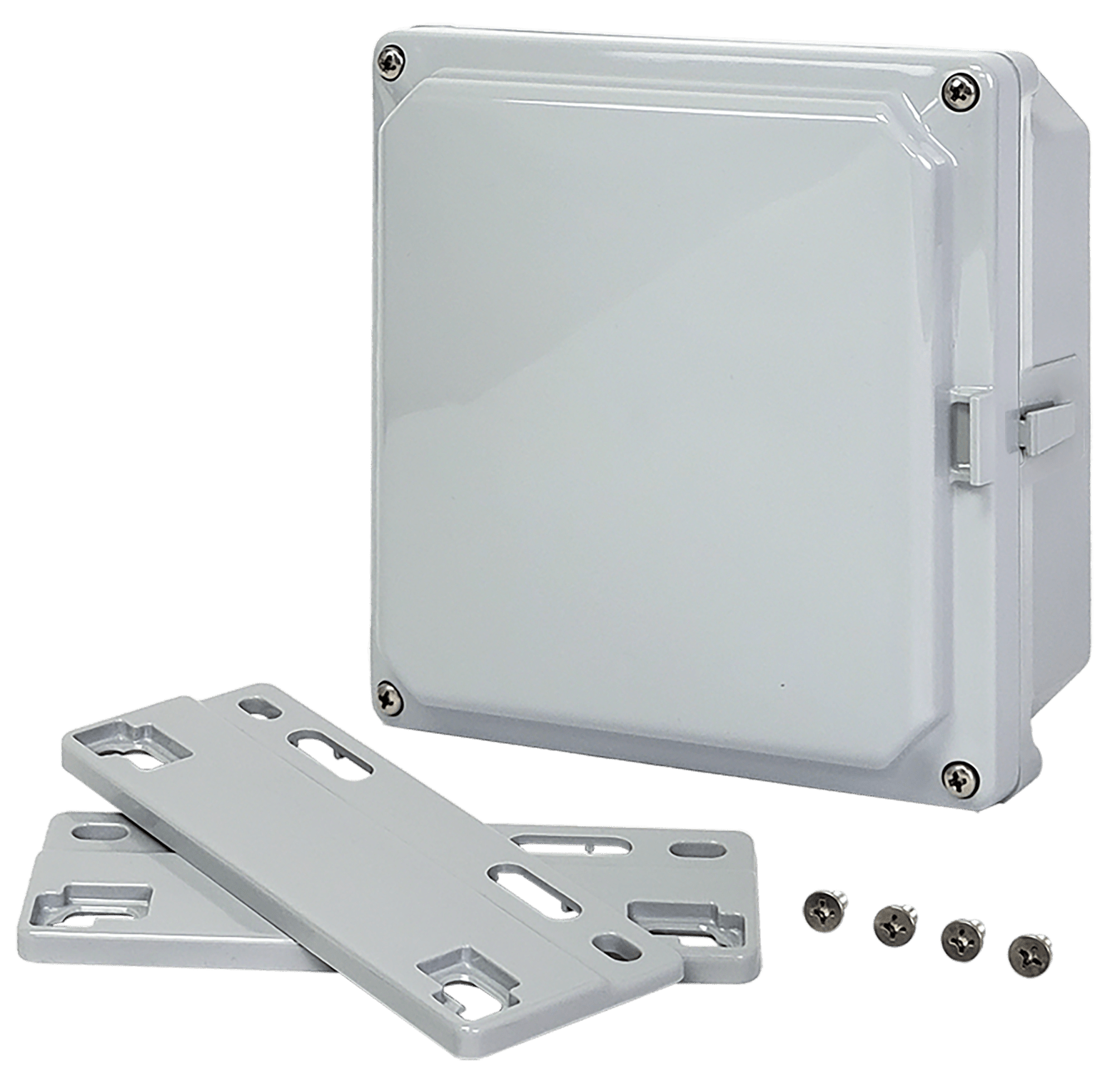 Integra Premium Series Polycarbonate Enclosure with Opaque Screw Cover and Mounting Flange - Nema Supply
