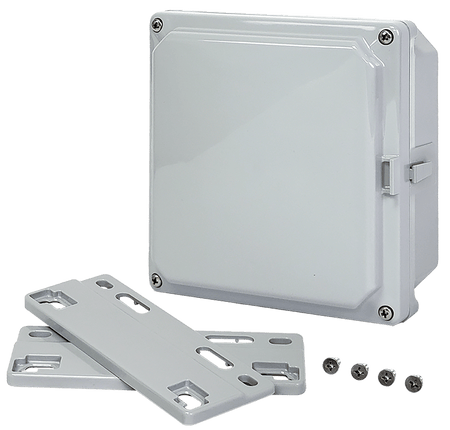 Integra Premium Series Polycarbonate Enclosure with Opaque Screw Cover and Mounting Flange - Nema Supply