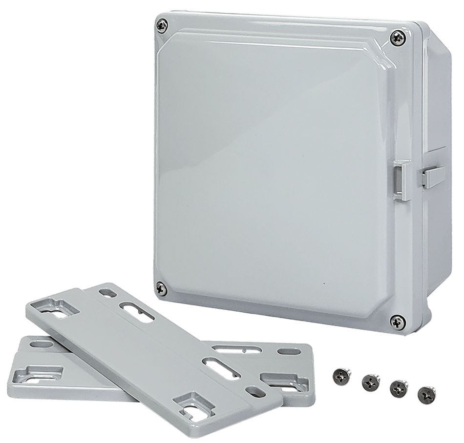 Integra Premium Series Polycarbonate Enclosure with Opaque Screw Cover and Mounting Flange - Nema Supply