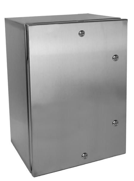 Integra StrongBox 304 Stainless Steel | PingeTM | Quarter Turn Latch | Bolted Tabs - UL/cUL NEMA Type 4X IP66 Enclsoure - Nema Supply