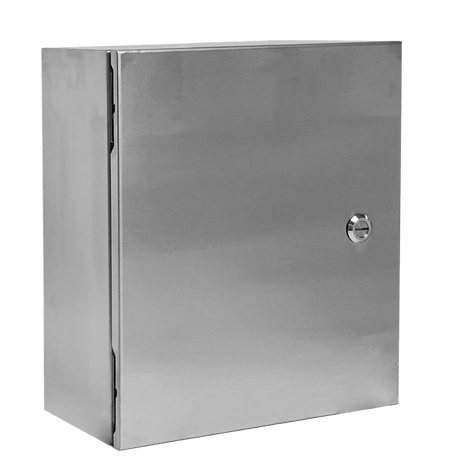 Integra StrongBox 304 Stainless Steel | PingeTM | Quarter Turn Latch | Bolted Tabs - UL/cUL NEMA Type 4X IP66 Enclsoure - Nema Supply
