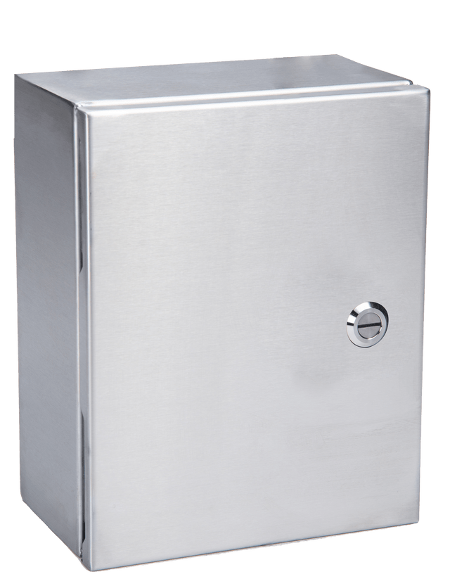 Integra StrongBox 304 Stainless Steel | PingeTM | Quarter Turn Latch | Bolted Tabs - UL/cUL NEMA Type 4X IP66 Enclsoure - Nema Supply