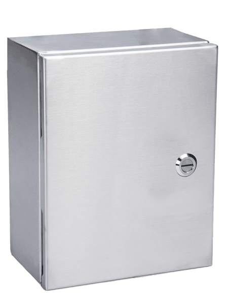 Integra StrongBox 304 Stainless Steel | PingeTM | Quarter Turn Latch | Bolted Tabs - UL/cUL NEMA Type 4X IP66 Enclsoure - Nema Supply