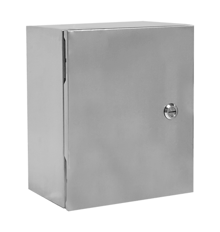 Integra StrongBox 304 Stainless Steel | PingeTM | Quarter Turn Latch | Bolted Tabs - UL/cUL NEMA Type 4X IP66 Enclsoure - Nema Supply