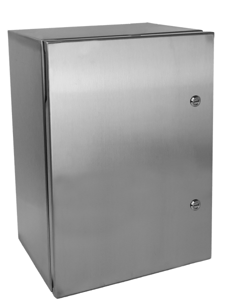 Integra StrongBox 304 Stainless Steel | PingeTM | Quarter Turn Latch | Bolted Tabs - UL/cUL NEMA Type 4X IP66 Enclsoure - Nema Supply