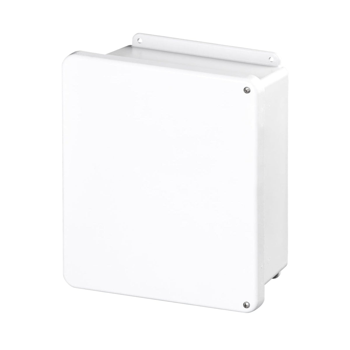 Stahlin® White Fiberglass J Series Enclosure With Opaque Cover, 12H in x 10W in x 5D in, Wall Mount - Nema Supply