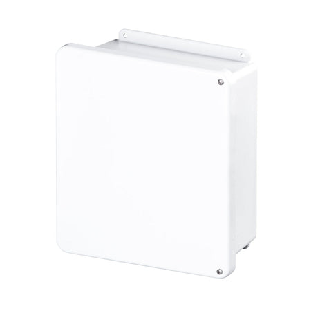 Stahlin® White Fiberglass J Series Enclosure With Opaque Cover, 14H in x 12W in x 6D in, Wall Mount - Nema Supply