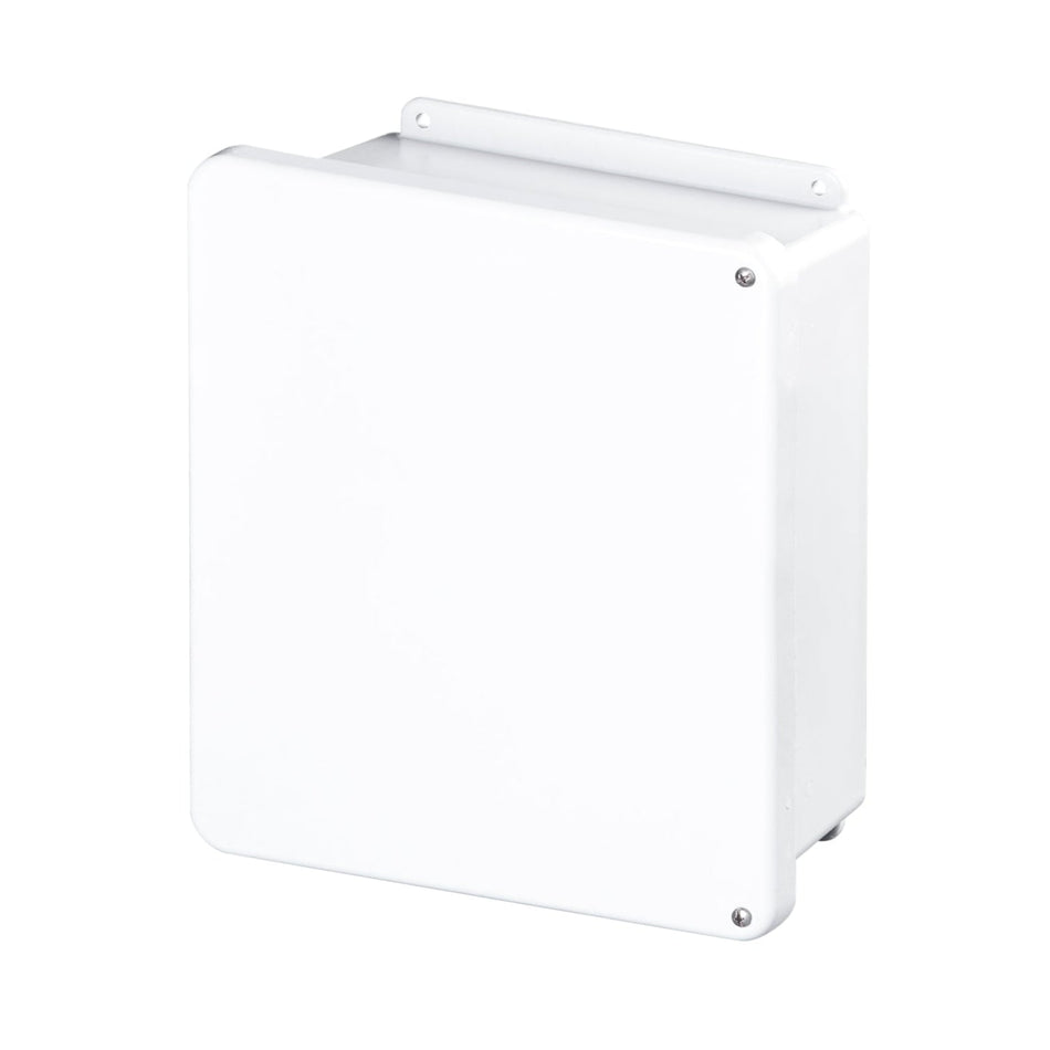 Stahlin® White Fiberglass J Series Enclosure With Opaque Cover, 14H in x 12W in x 6D in, Wall Mount - Nema Supply