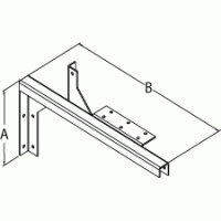 Hammond CW wall bracket hanger manufacturer illustration