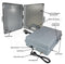 17x14x6 Polycarbonate + ABS Weatherproof NEMA Enclosure with Aluminum Mounting Plate, 120 VAC GFCI Outlets & Power Cord