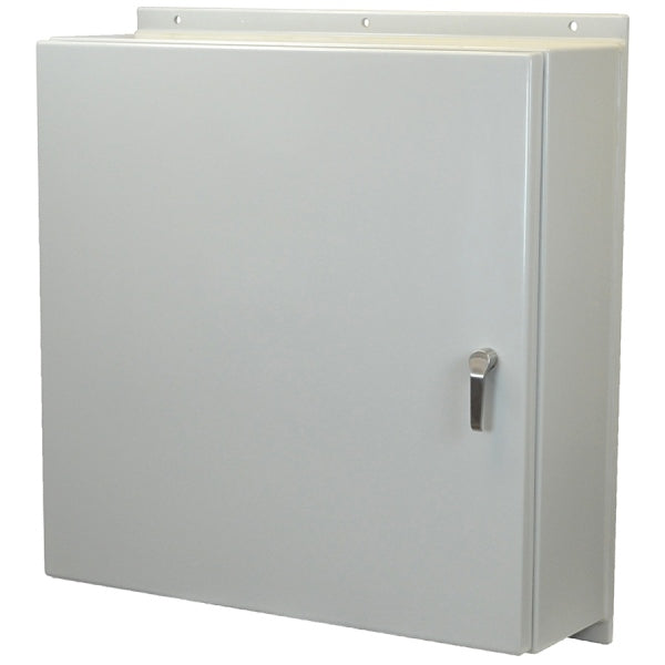 Fiberglass Enclosure 3-Point Lockable Latching Handle Hinged Cover