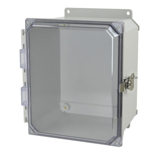 Ultra-Line Fiberglass Series Enclosure- Hinge Twist Latch Clear Cover