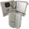 Altelix 14x12x8 Fiberglass Weatherproof Vented NEMA Enclosure with 120 VAC Outlets & 85°F Turn-On Cooling Fan