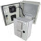Altelix 12x10x6 Vented Fiberglass Weatherproof NEMA Enclosure with Cooling Fan, 120 VAC Outlets & Power Cord