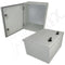 Altelix 16x12x8 NEMA 3X Fiberglass Weatherproof Enclosure with Blank Steel Equipment Mounting Plate