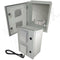 Altelix 16x12x8 Vented Fiberglass Weatherproof NEMA Enclosure with Equipment Mounting Plate, 120 VAC Outlets & Power Cord