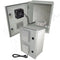 Altelix 16x16x8 Vented Fiberglass Weatherproof NEMA Enclosure with 120 VAC Outlets, Power Cord & 85°F Turn-On Cooling Fan