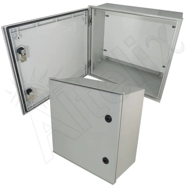 Altelix 16x16x8 NEMA 3X Fiberglass Indoor / Outdoor RF Transparent WiFi Access Point Enclosure with Non-Metallic Equipment Mounting Plate