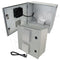 Altelix 16x16x8 Vented Fiberglass Weatherproof NEMA Enclosure with Cooling Fan, 200W Heater and 120 VAC Outlets