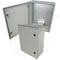Altelix 20x16x8 NEMA 4X Fiberglass Heated Weatherproof Enclosure with Equipment Mounting Plate & 120 VAC Outlets
