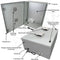 Altelix 32x24x12 Vented Fiberglass Weatherproof NEMA Enclosure with Equipment Mounting Plate, 120 VAC Outlets & Power Cord