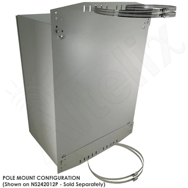 Pole Mount / Flange Mount Kit for Altelix NFC242009 & NS242012 Series NEMA Enclosures
