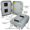 Altelix 13x10x4 PC+ABS Vented Weatherproof Utility Box NEMA Enclosure with Hinged Door