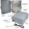 Altelix 14x11x5 PC + ABS Copper Mountain Weatherproof Power Box NEMA Enclosure with 120V Power Outlets