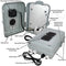 Altelix 15x10x5 Polycarbonate + ABS Indoor Vented Enclosure with Cooling Fan, 120 VAC Outlet & Power Cord