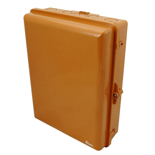 Altelix 17x14x6 PC + ABS Copper Mountain Weatherproof Utility Box NEMA Enclosure with Hinged Door