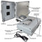 Altelix 17x14x6 Vented Polycarbonate + ABS Weatherproof NEMA Enclosure with Cooling Fan, 120 VAC Outlets & Power Cord