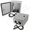 Altelix 12x10x6 Steel Weatherproof NEMA Enclosure with Cooling Fan, 120 VAC Outlets and Power Cord