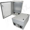 Altelix 24x16x12 Vented Steel Weatherproof NEMA Enclosure with Steel Equipment Mounting Plate