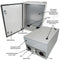 Altelix 24x16x12 Vented Steel Weatherproof NEMA Enclosure with Steel Equipment Mounting Plate