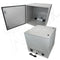 Altelix 24x24x24 Steel Heated Weatherproof NEMA Enclosure with Dual Cooling Fans, 400W Heater, 120 VAC Outlets and Power Cord