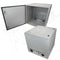 Altelix 24x24x24 Vented Steel Weatherproof NEMA Enclosure with Steel Equipment Mounting Plate