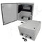Altelix 28x24x16 120VAC 20A Steel NEMA Enclosure for UPS Power Systems with 19" Wide 6U Rack, Dual Cooling Fans, 20A Power Outlets & Power Cord