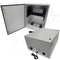 Altelix 32x24x16 120VAC 20A Steel NEMA Enclosure for UPS Power Systems with 19" Wide 6U Rack, Dual Cooling Fans, 20A Power Outlets & Power Cord