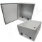 Altelix 32x24x16 Vented Steel Weatherproof NEMA Enclosure with Steel Equipment Mounting Plate