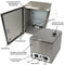 Altelix 16x16x8 Vented Fiberglass Weatherproof NEMA Enclosure with 12 VDC Cooling Fan