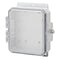 8X6X3 Impact Series Polycarbonate Enclosure With Integrated Locking Latch and Clear Cover