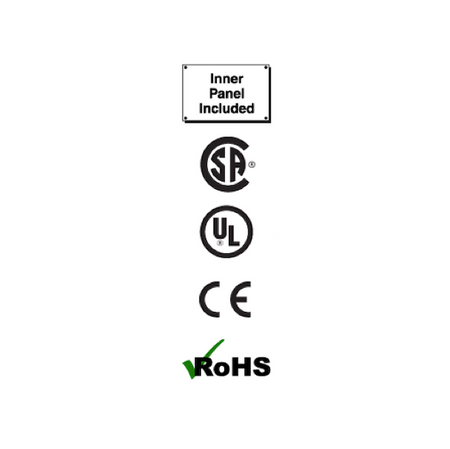 1414 N4 PH Series Hammond MFG Painted Steel Enclosures Specs