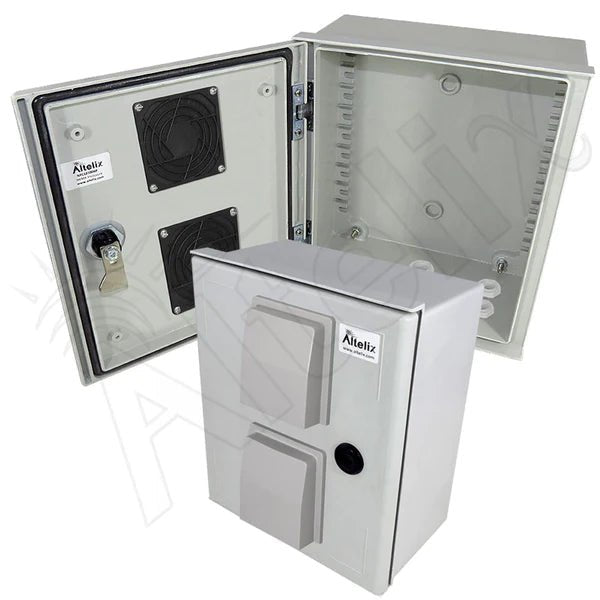 Altelix 12x10x6 Vented Fiberglass Weatherproof NEMA Enclosure - Nema Supply