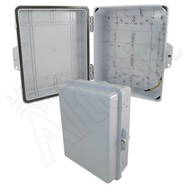 Altelix 14x11x5 PC + ABS Weatherproof Utility Box NEMA Enclosure with Hinged Door - Nema Supply