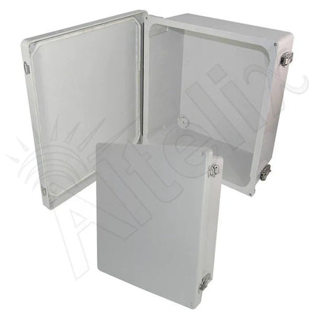 Altelix 14x12x6 Fiberglass NEMA 4X Weatherproof Enclosure with Quick Release Latches - Nema Supply