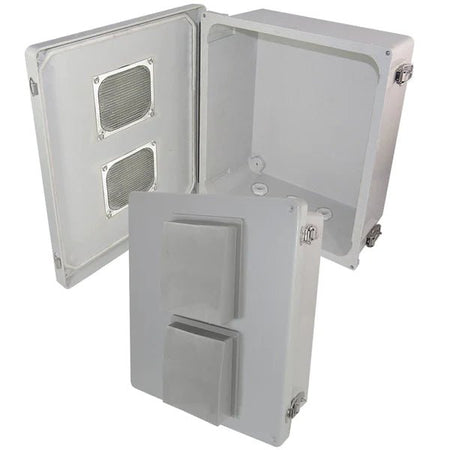 Altelix 14x12x6 Fiberglass Weatherproof Vented NEMA Enclosure - Nema Supply