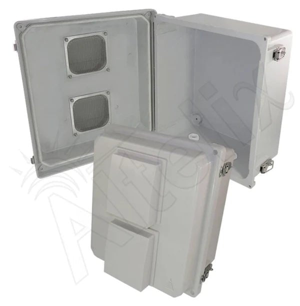Altelix 14x12x8 Fiberglass Weatherproof Vented NEMA Enclosure - Nema Supply