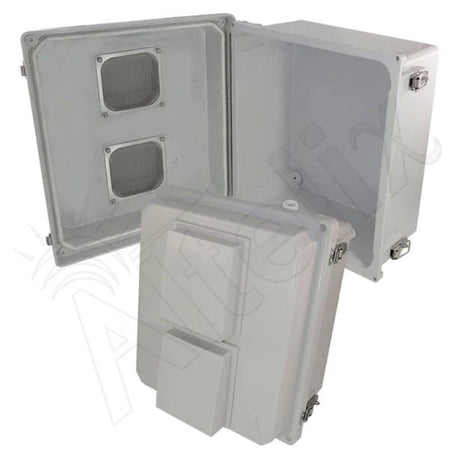 Altelix 14x12x8 Fiberglass Weatherproof Vented NEMA Enclosure - Nema Supply
