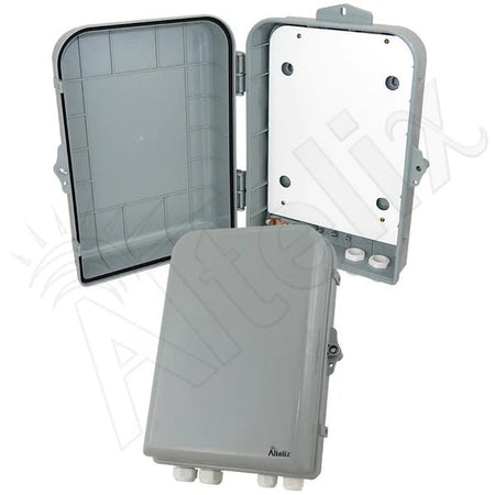 Altelix 15x10x5 Polycarbonate + ABS NEMA 4X Indoor / Outdoor RF Transparent Enclosure with PVC Non - Metallic Equipment Mounting Plate - Nema Supply
